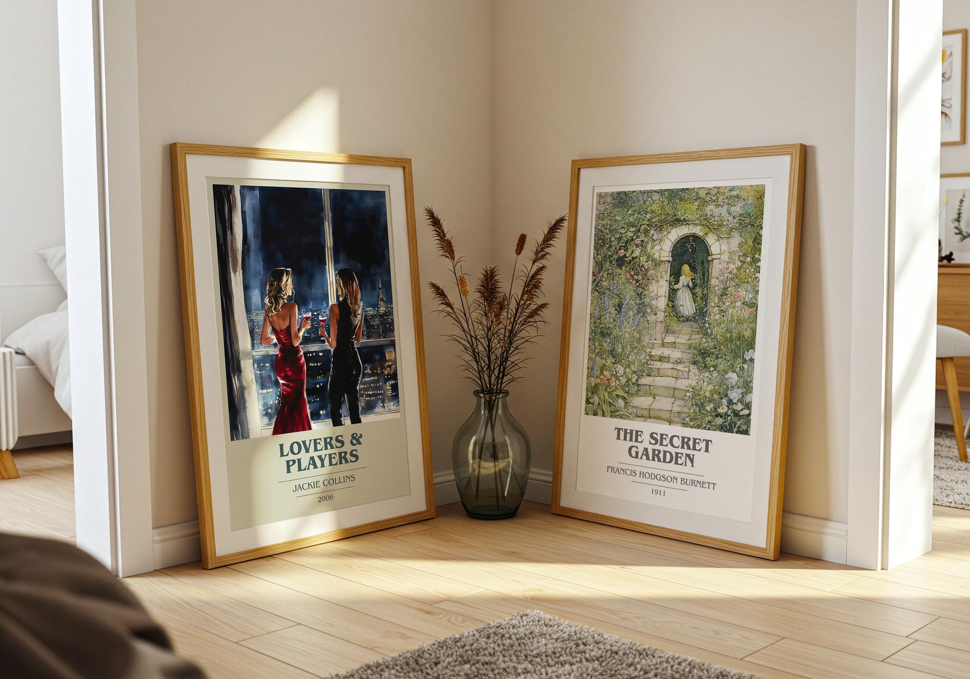 Lovers and Players by Jackie Collins | Book Poster | Literary Art Gift For Book Lover | Novel Inspired Wall Art | Free Delivery