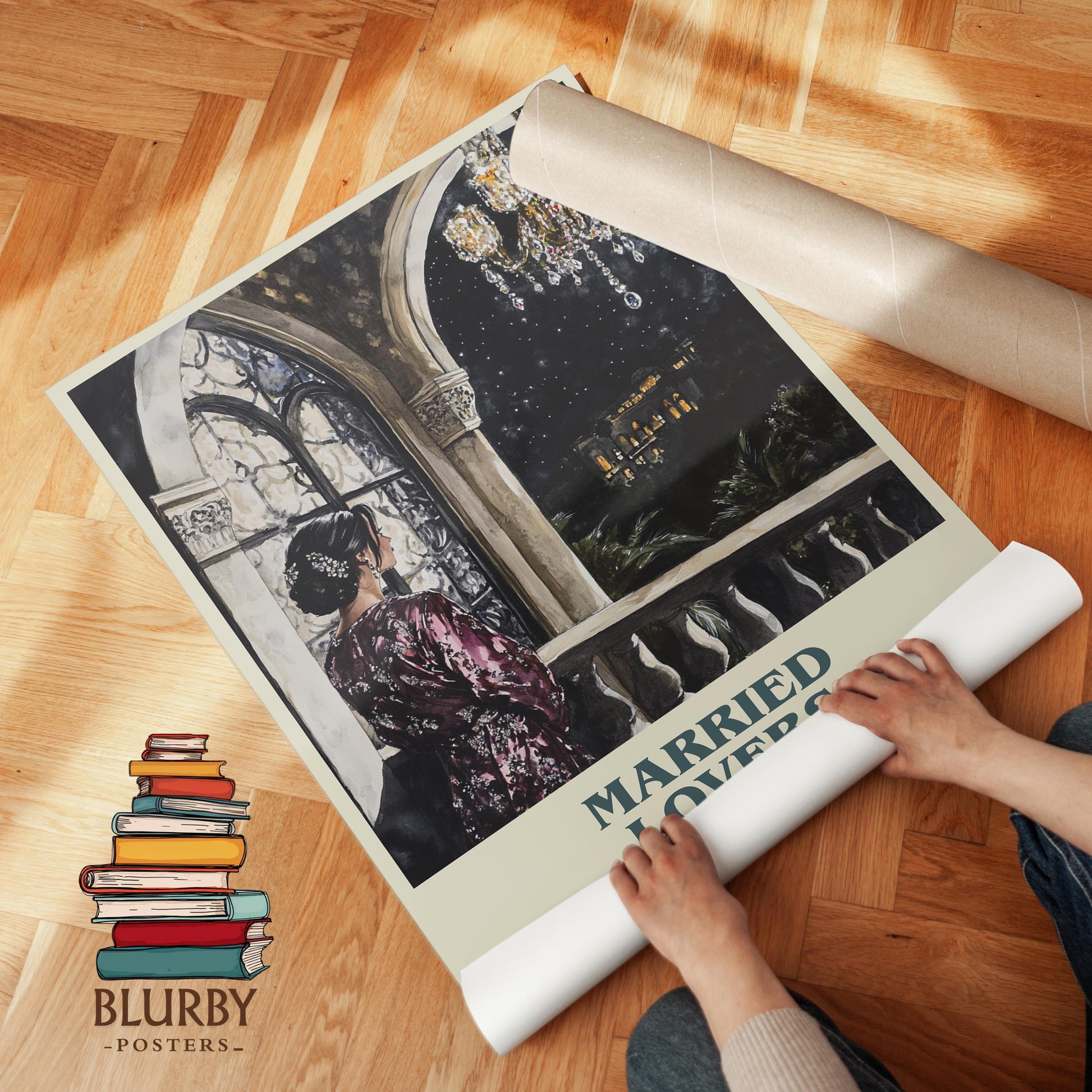 Married Lovers by Jackie Collins | Book Poster | Literary Art Gift For Book Lover | Novel Inspired Wall Art | Free Delivery