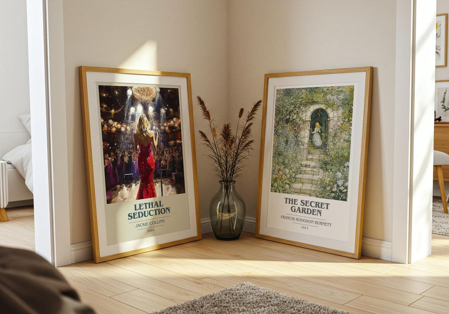 Lethal Seduction by Jackie Collins | Book Poster | Literary Art Gift For Book Lover | Novel Inspired Wall Art | Free Delivery