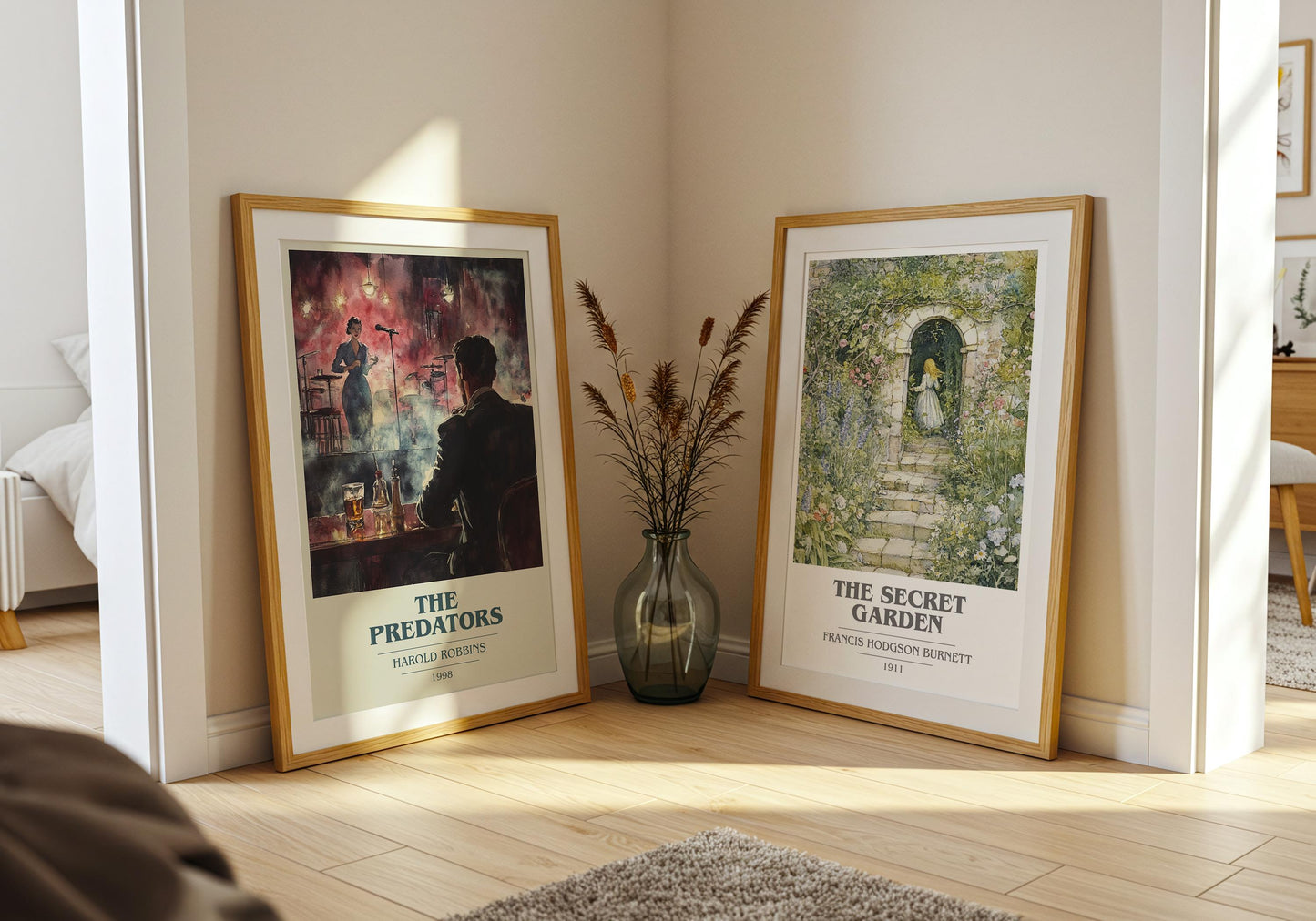 The Predators by Harold Robbins | Book Poster | Literary Art Gift For Book Lover | Novel Inspired Wall Art | Free Delivery