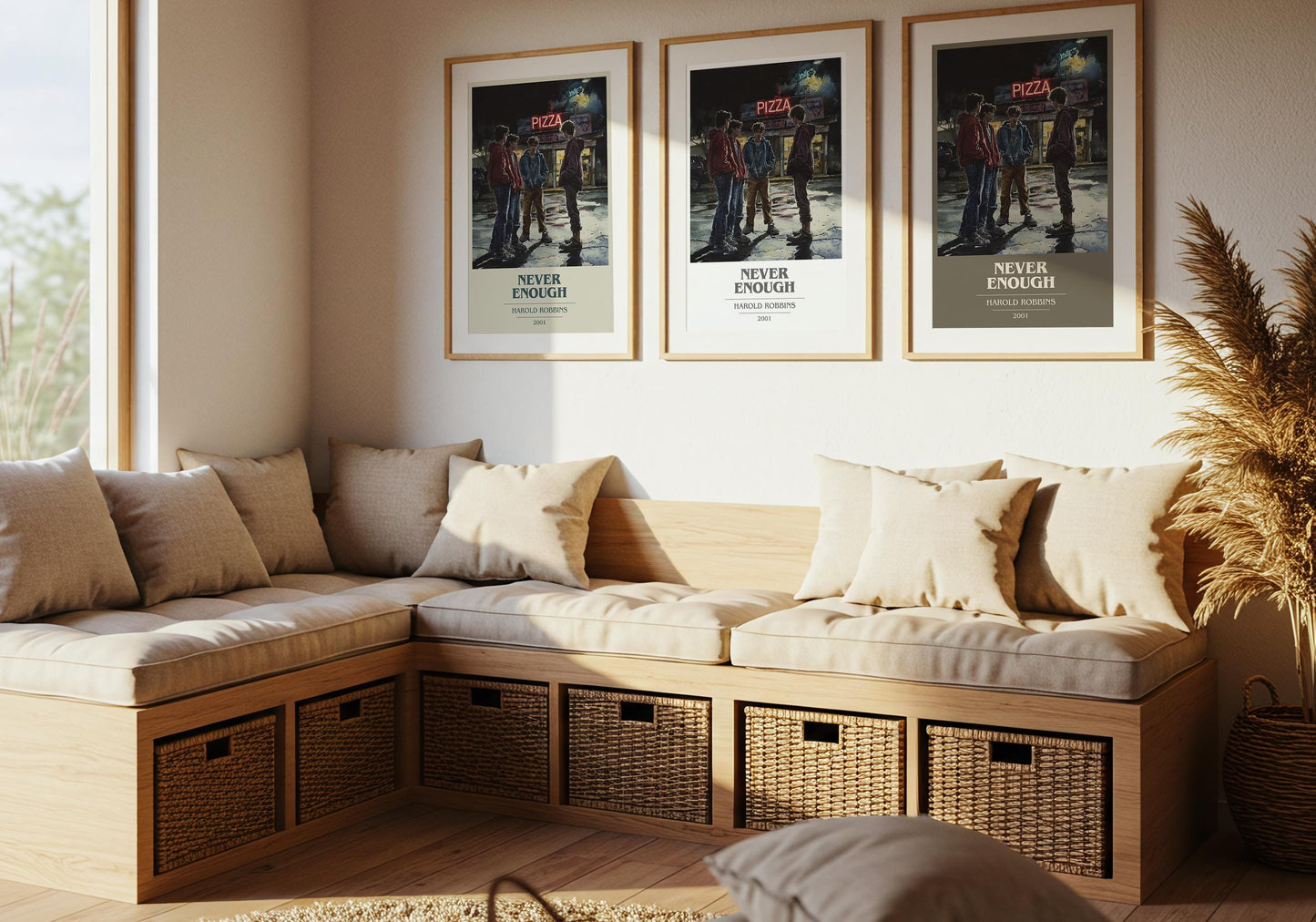 Never Enough by Harold Robbins | Book Poster | Literary Art Gift For Book Lover | Novel Inspired Wall Art | Free Delivery