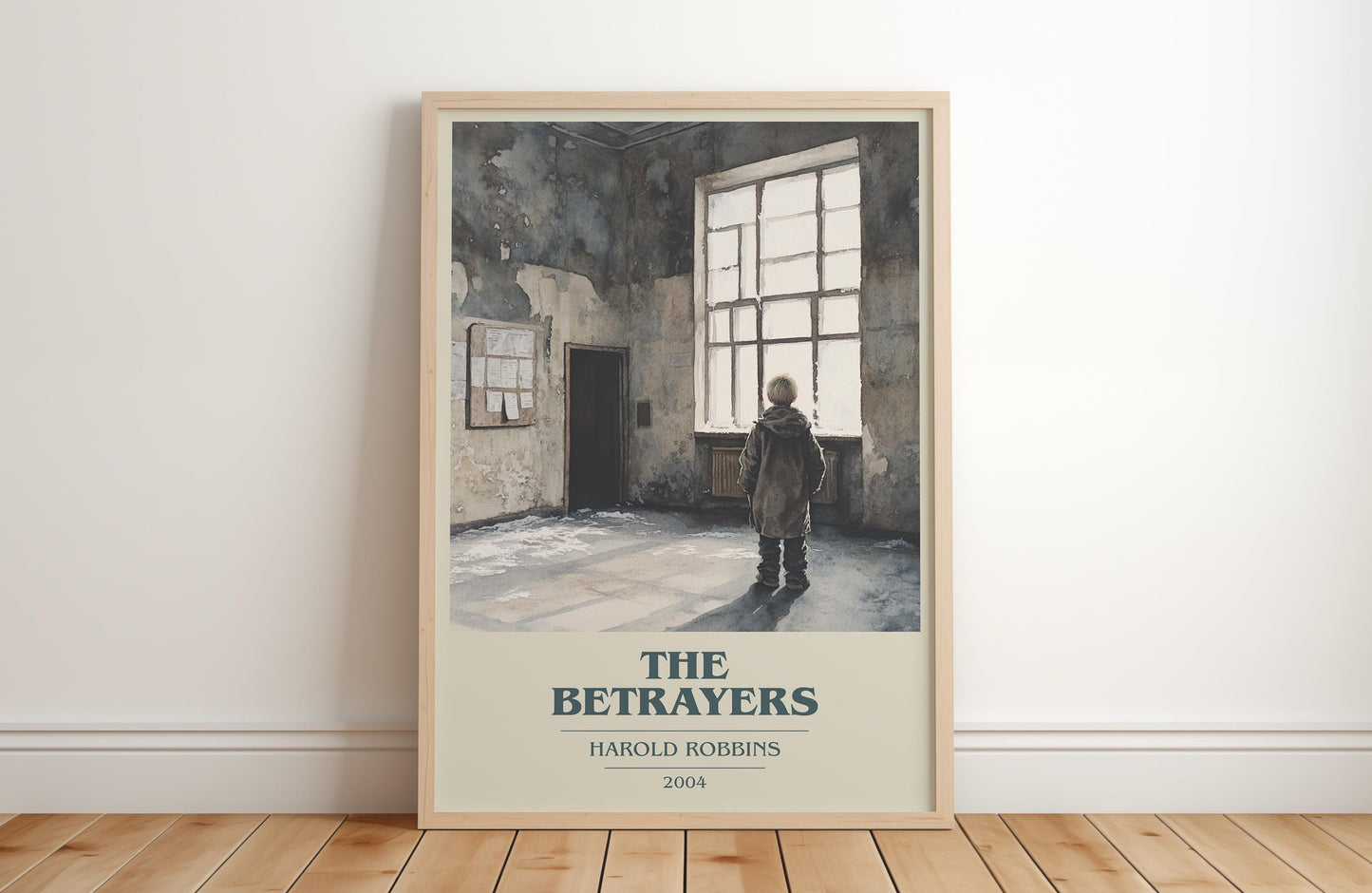The Betrayers by Harold Robbins | Book Poster | Literary Art Gift For Book Lover | Novel Inspired Wall Art | Free Delivery