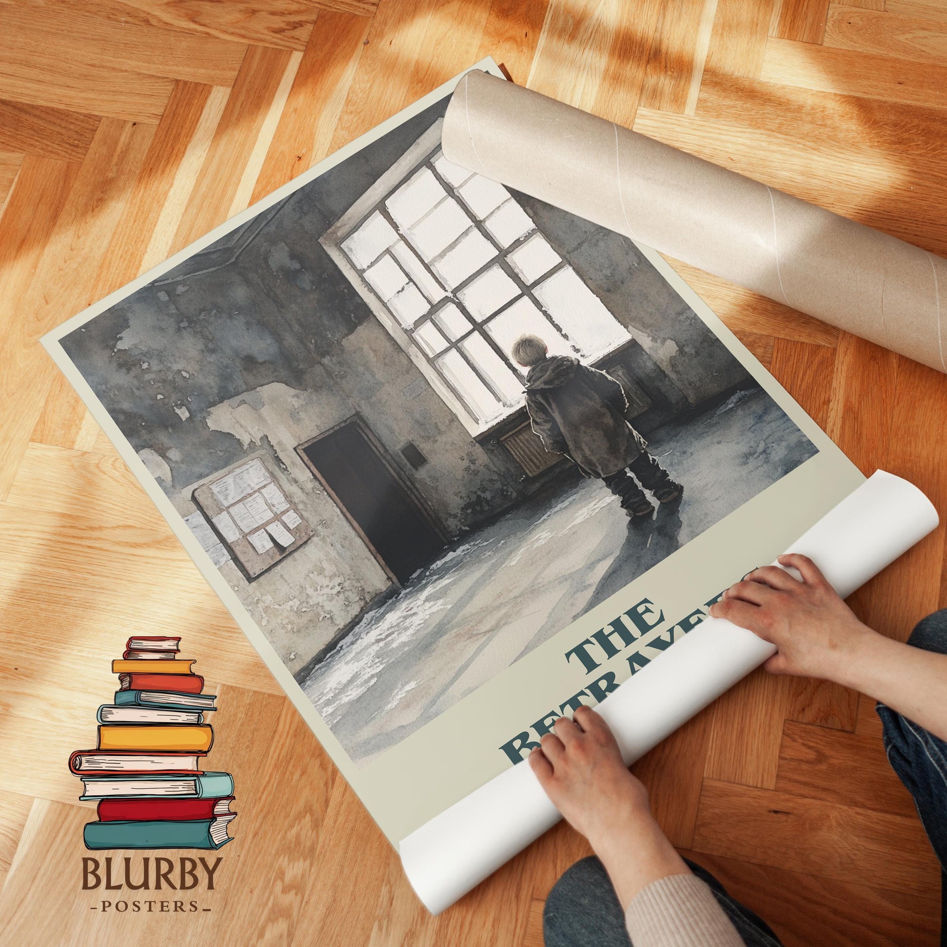 The Betrayers by Harold Robbins | Book Poster | Literary Art Gift For Book Lover | Novel Inspired Wall Art | Free Delivery