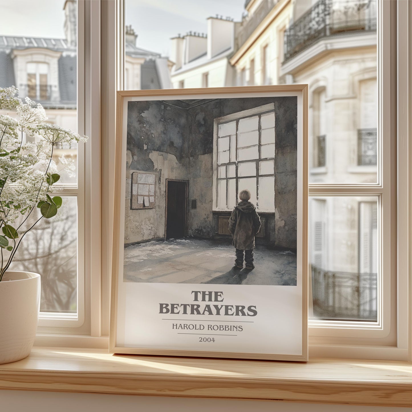 The Betrayers by Harold Robbins | Book Poster | Literary Art Gift For Book Lover | Novel Inspired Wall Art | Free Delivery