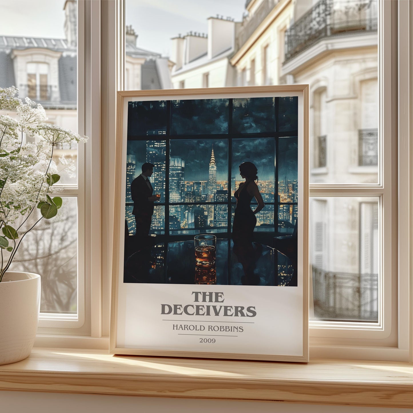 The Deceivers by Harold Robbins | Book Poster | Literary Art Gift For Book Lover | Novel Inspired Wall Art | Free Delivery