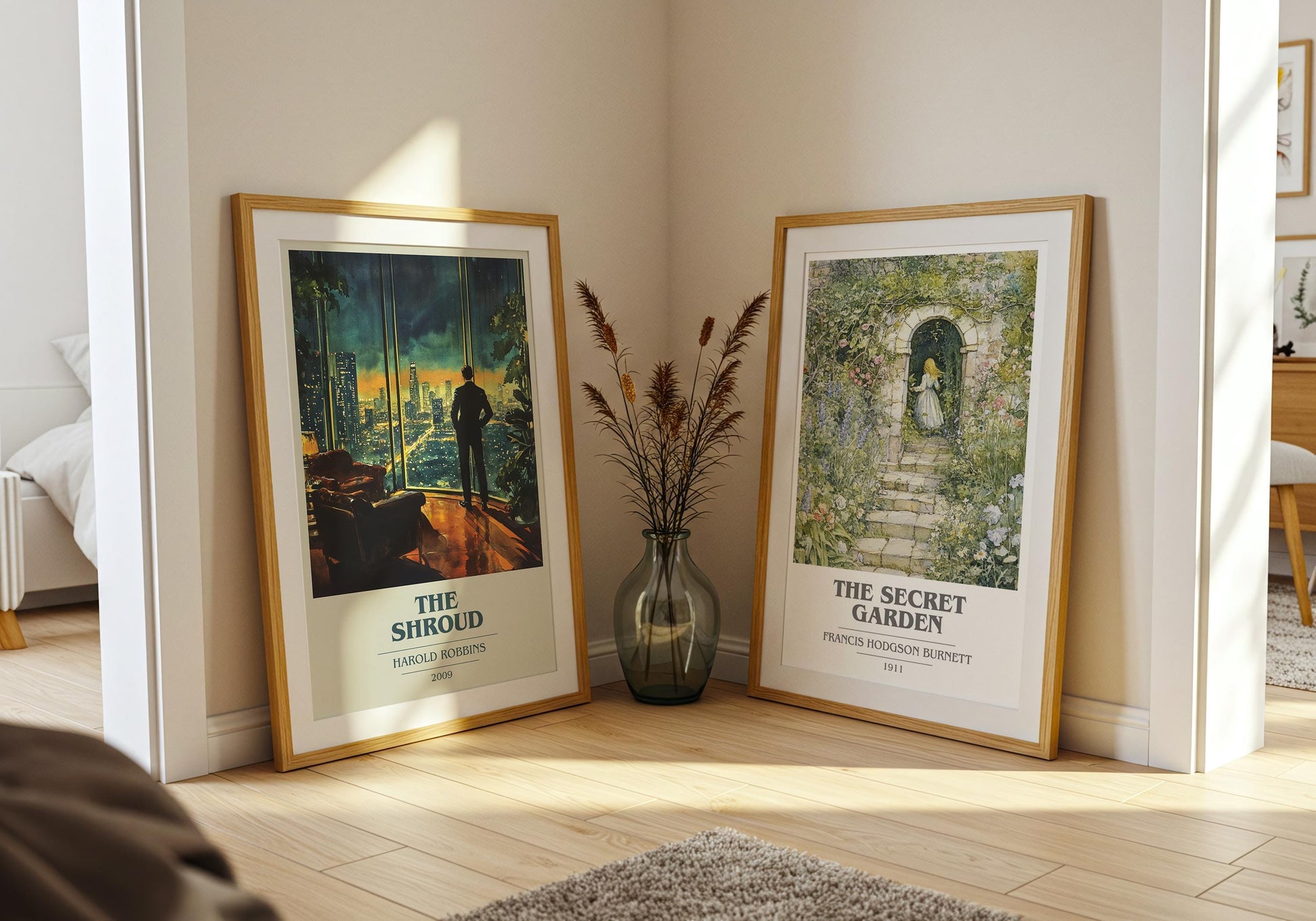 The Shroud by Harold Robbins | Book Poster | Literary Art Gift For Book Lover | Novel Inspired Wall Art | Free Delivery