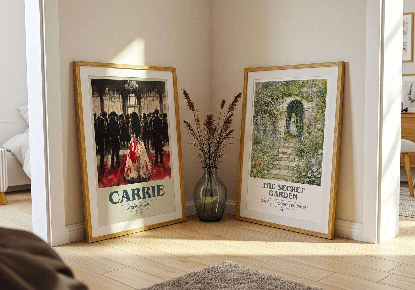Carrie by Stephen King | Book Poster | Literary Art Gift For Book Lover | Novel Inspired Wall Art | Free Delivery