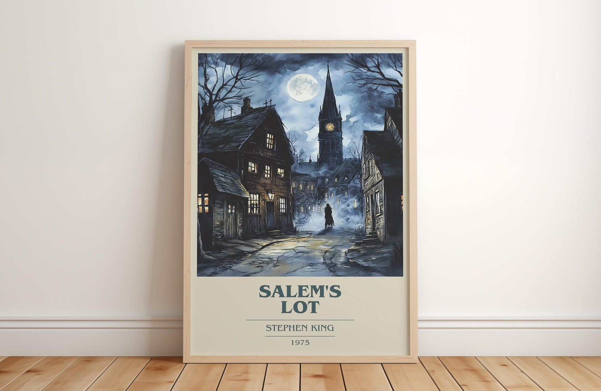 Salem's Lot by Stephen King | Book Poster | Literary Art Gift For Book Lover | Novel Inspired Wall Art | Free Delivery
