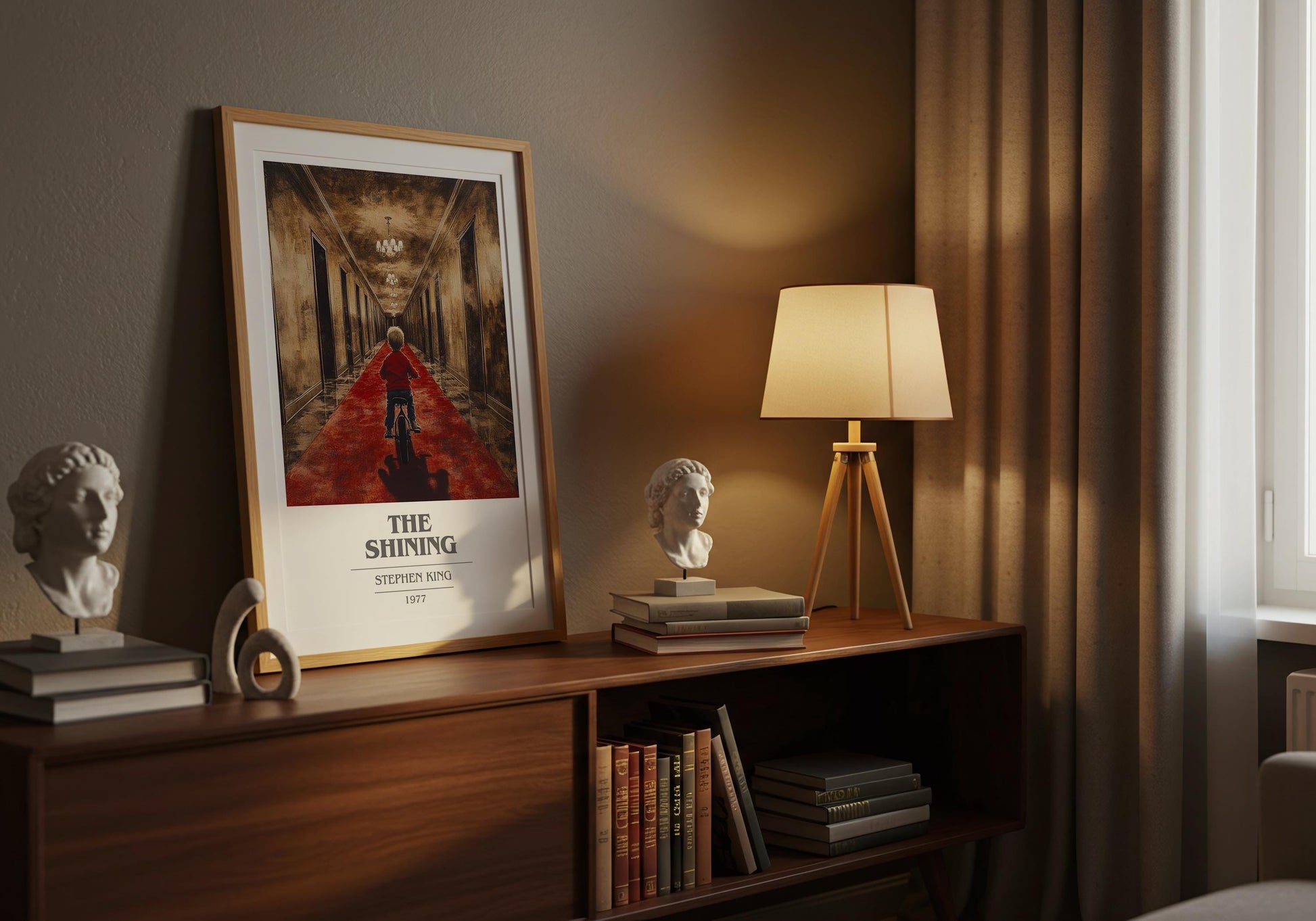 The Shining by Stephen King | Book Poster | Literary Art Gift For Book Lover | Novel Inspired Wall Art | Free Delivery