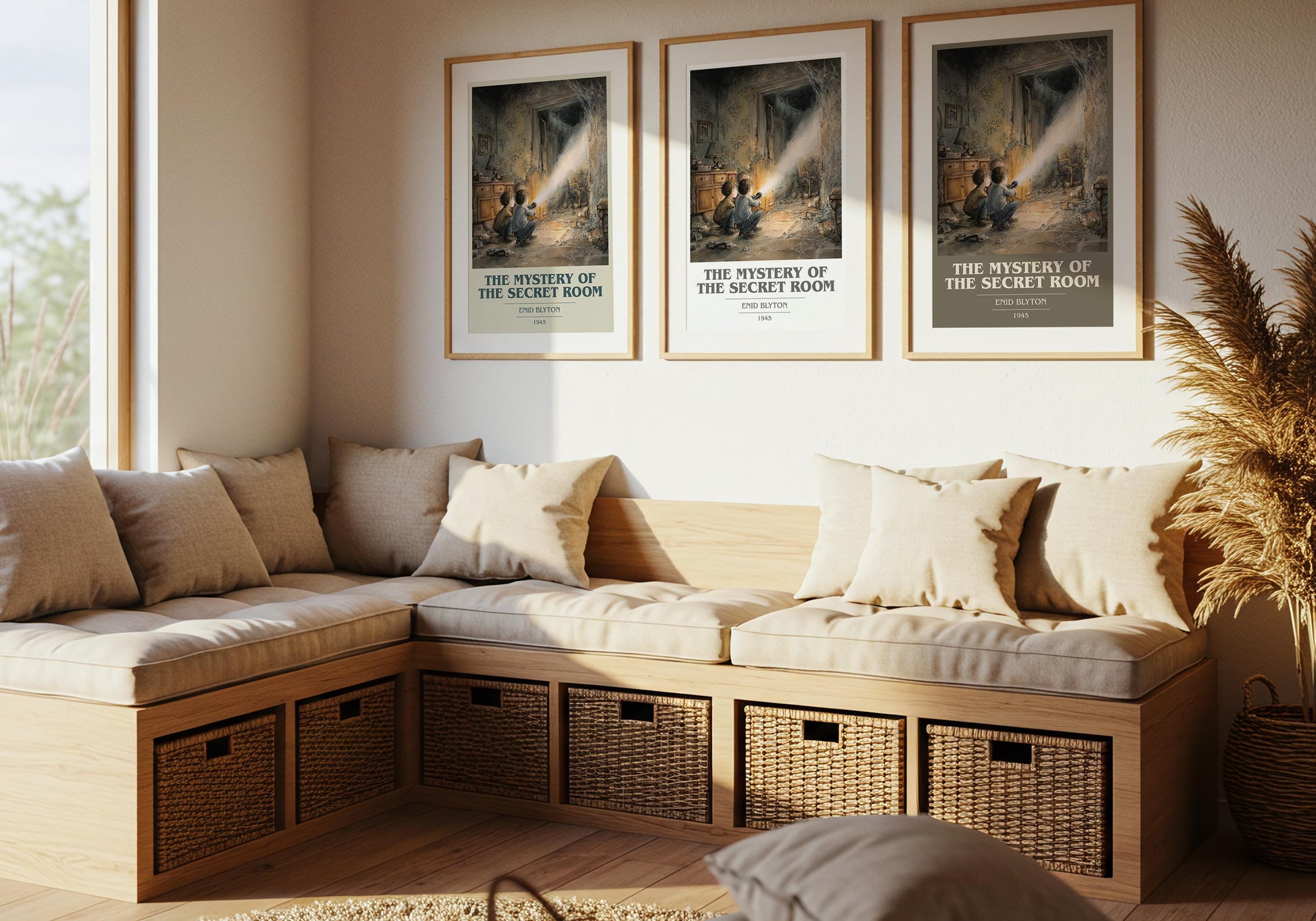 The Mystery of the Secret Room by Enid Blyton | Book Poster | Literary Art Gift For Book Lover | Novel Inspired Wall Art