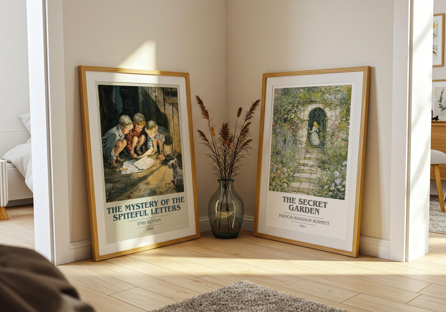 The Mystery of the Spiteful Letters by Enid Blyton | Book Poster | Literary Art Gift For Book Lover | Novel Inspired Wall Art