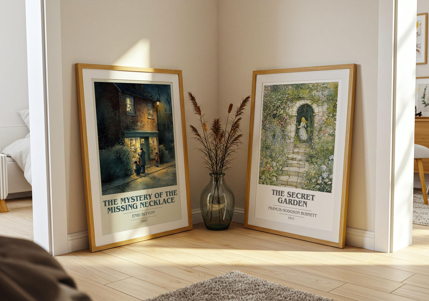 The Mystery of the Missing Necklace by Enid Blyton | Book Poster | Literary Art Gift For Book Lover | Novel Inspired Wall Art