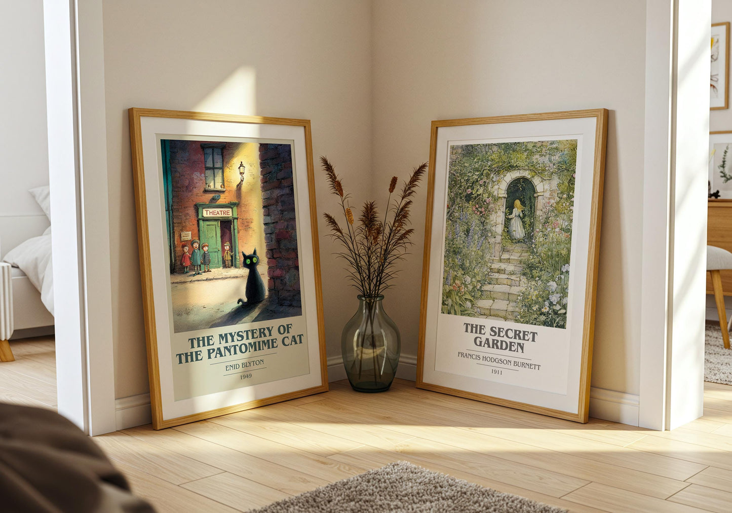 The Mystery of the Pantomime Cat by Enid Blyton | Book Poster | Literary Art Gift For Book Lover | Novel Inspired Wall Art