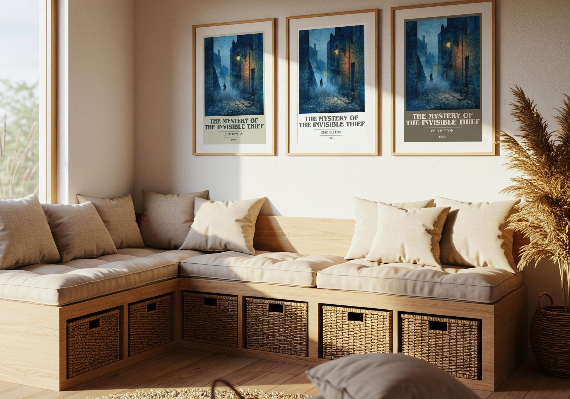 The Mystery of the Invisible Thief by Enid Blyton | Book Poster | Literary Art Gift For Book Lover | Novel Inspired Wall Art