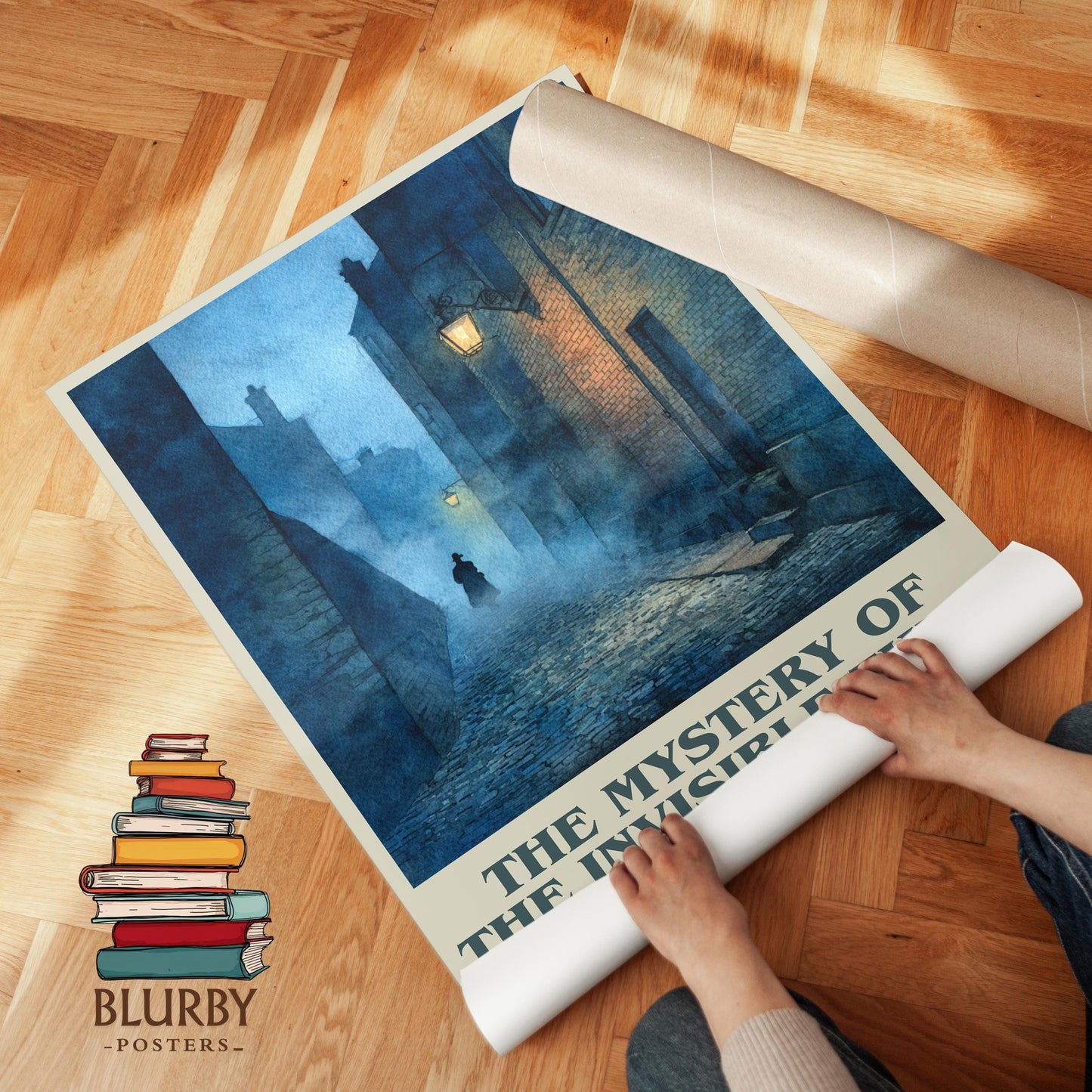 The Mystery of the Invisible Thief by Enid Blyton | Book Poster | Literary Art Gift For Book Lover | Novel Inspired Wall Art