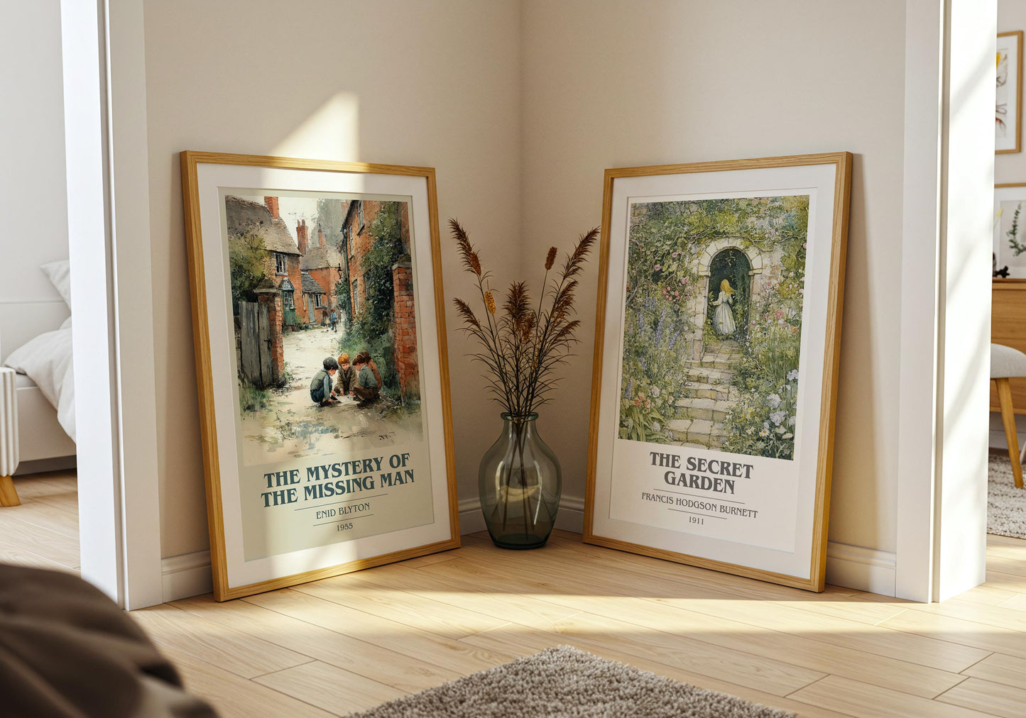 The Mystery of the Missing Man by Enid Blyton | Book Poster | Literary Art Gift For Book Lover | Novel Inspired Wall Art | Free Delivery