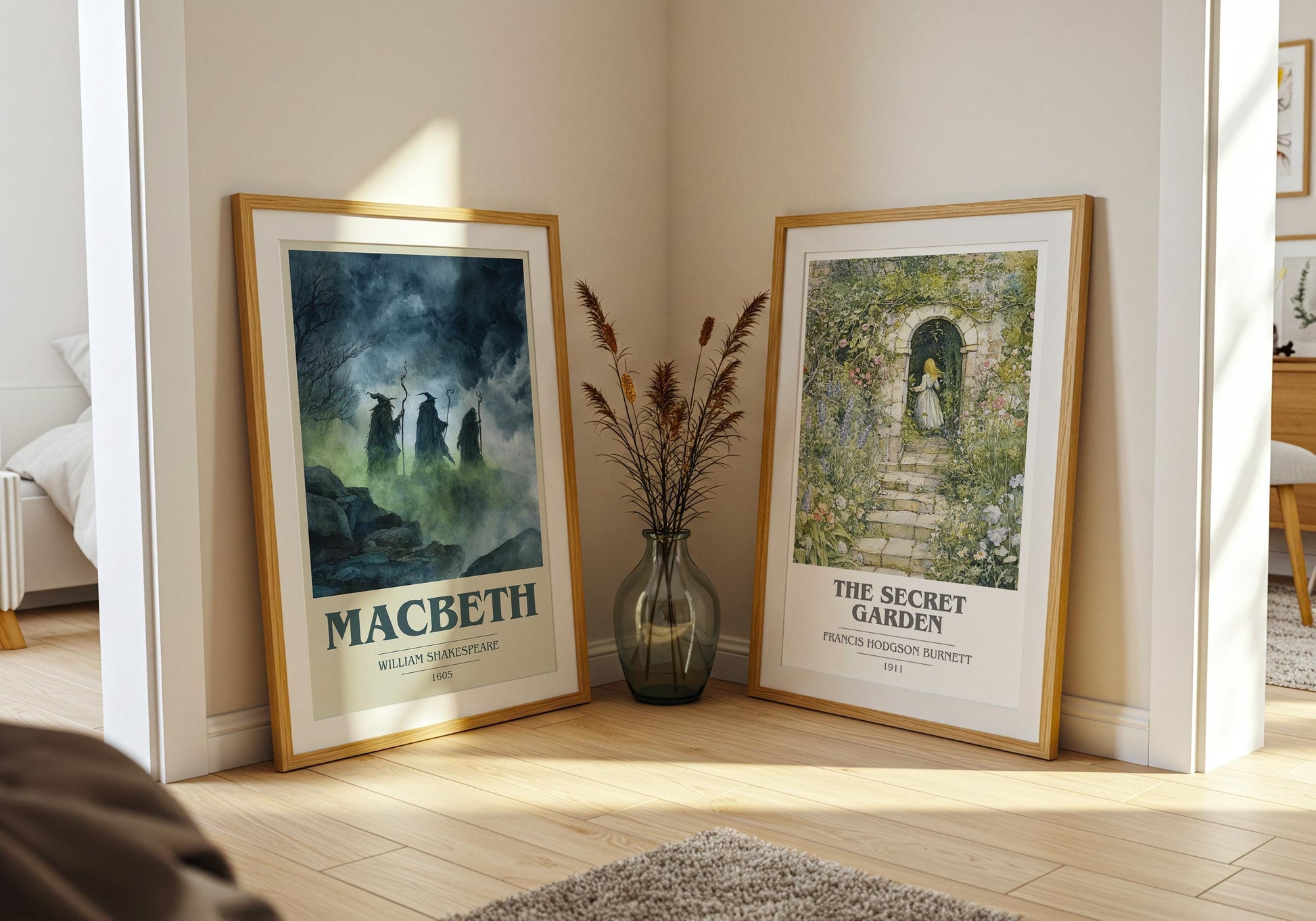 Macbeth by William Shakespeare | Book Poster | Literary Art Gift For Book Lover | Novel Inspired Wall Art | Free Delivery