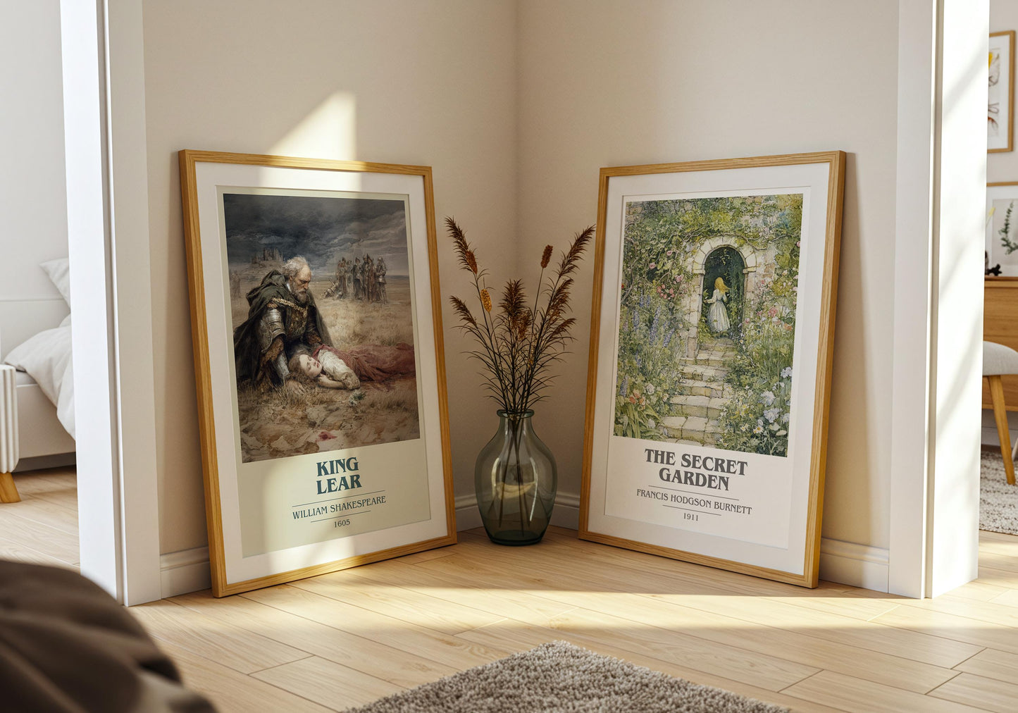 King Lear by William Shakespeare | Book Poster | Literary Art Gift For Book Lover | Novel Inspired Wall Art | Free Delivery