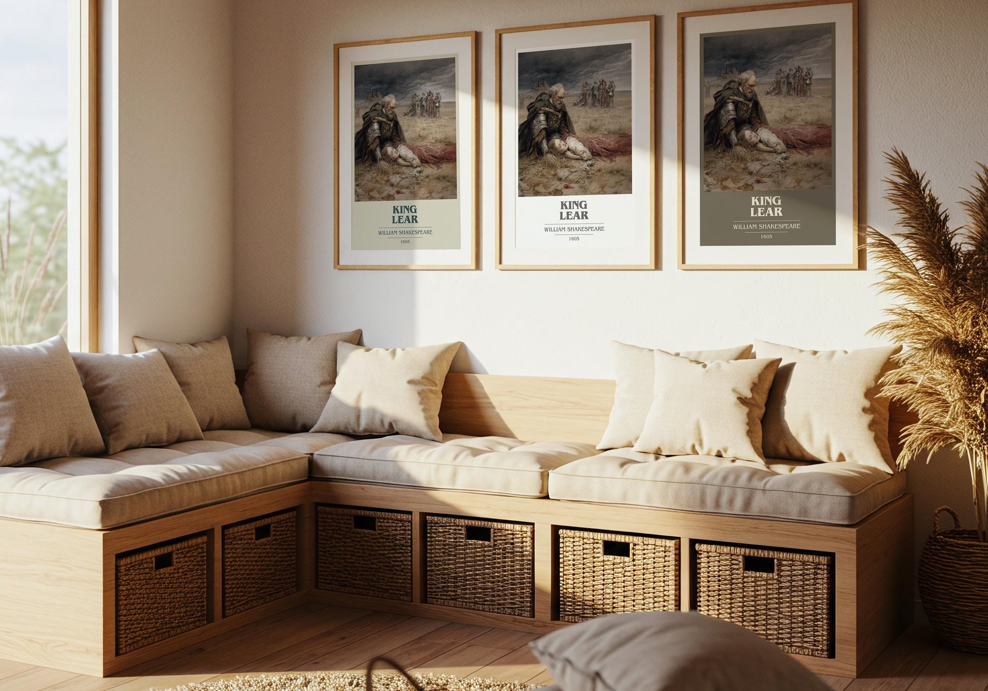 King Lear by William Shakespeare | Book Poster | Literary Art Gift For Book Lover | Novel Inspired Wall Art | Free Delivery