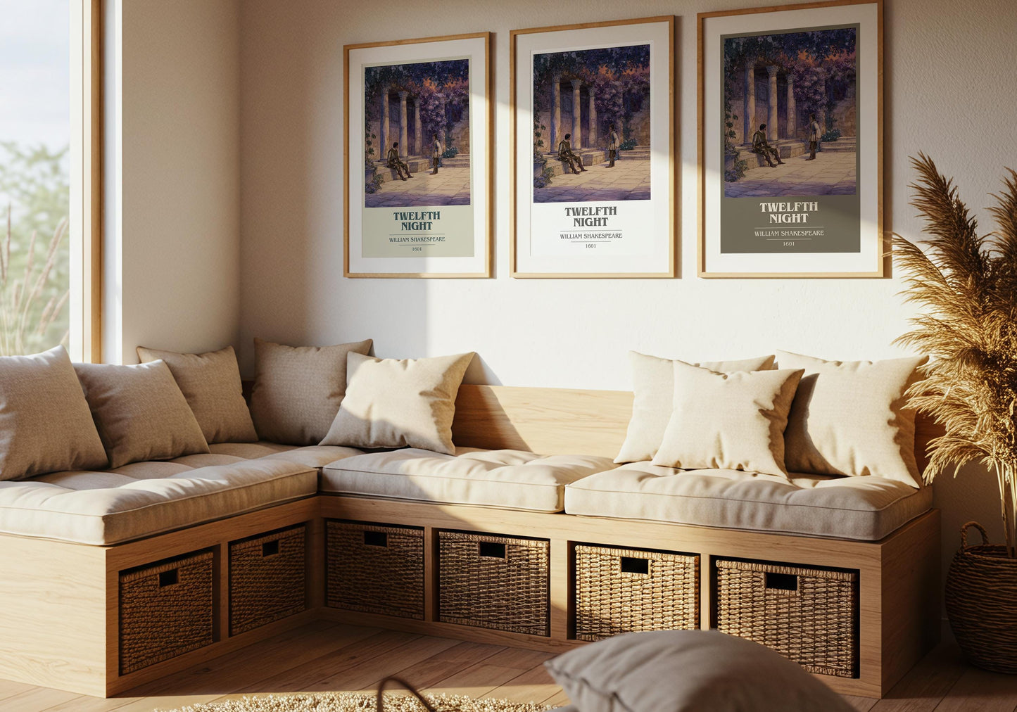 Twelfth Night by William Shakespeare | Book Poster | Literary Art Gift For Book Lover | Novel Inspired Wall Art | Free Delivery