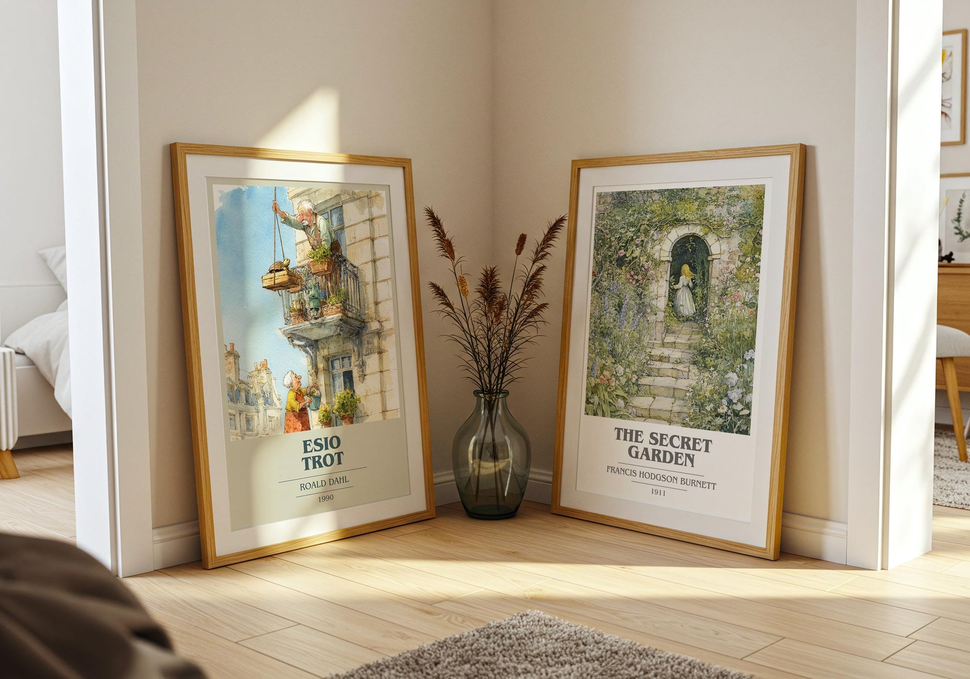 Esio Trot by Roald Dahl | Book Poster | Literary Art Gift For Book Lover | Novel Inspired Wall Art | Free Delivery