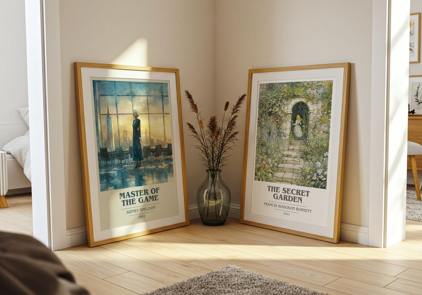 Master of the Game by Sidney Sheldon | Book Poster | Literary Art Gift For Book Lover | Novel Inspired Wall Art | Free Delivery