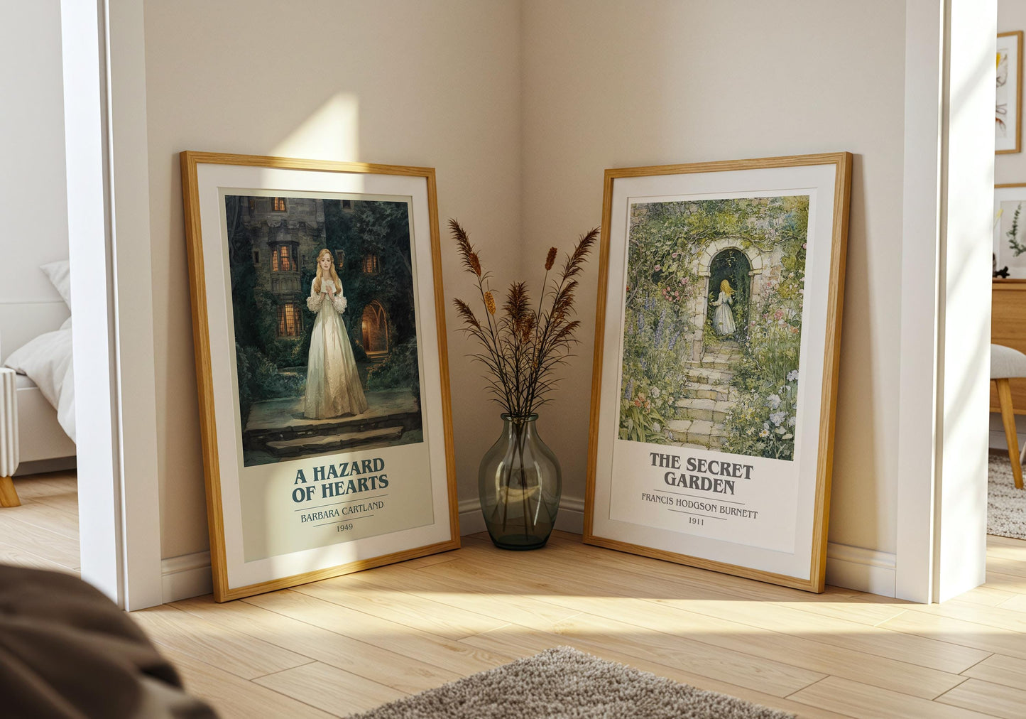 A Hazard Of Hearts by Barbara Cartland | Book Poster | Literary Art Gift For Book Lover | Novel Inspired Wall Art | Free Delivery