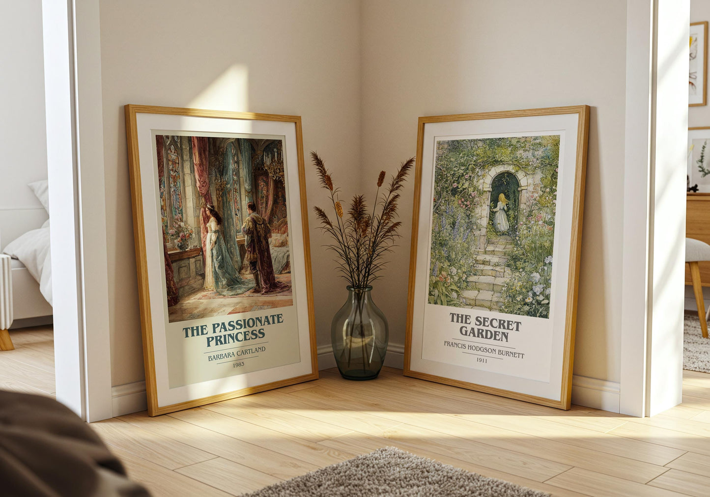 The Passionate Princess by Barbara Cartland | Book Poster | Literary Art Gift For Book Lover | Novel Inspired Wall Art | Free Delivery