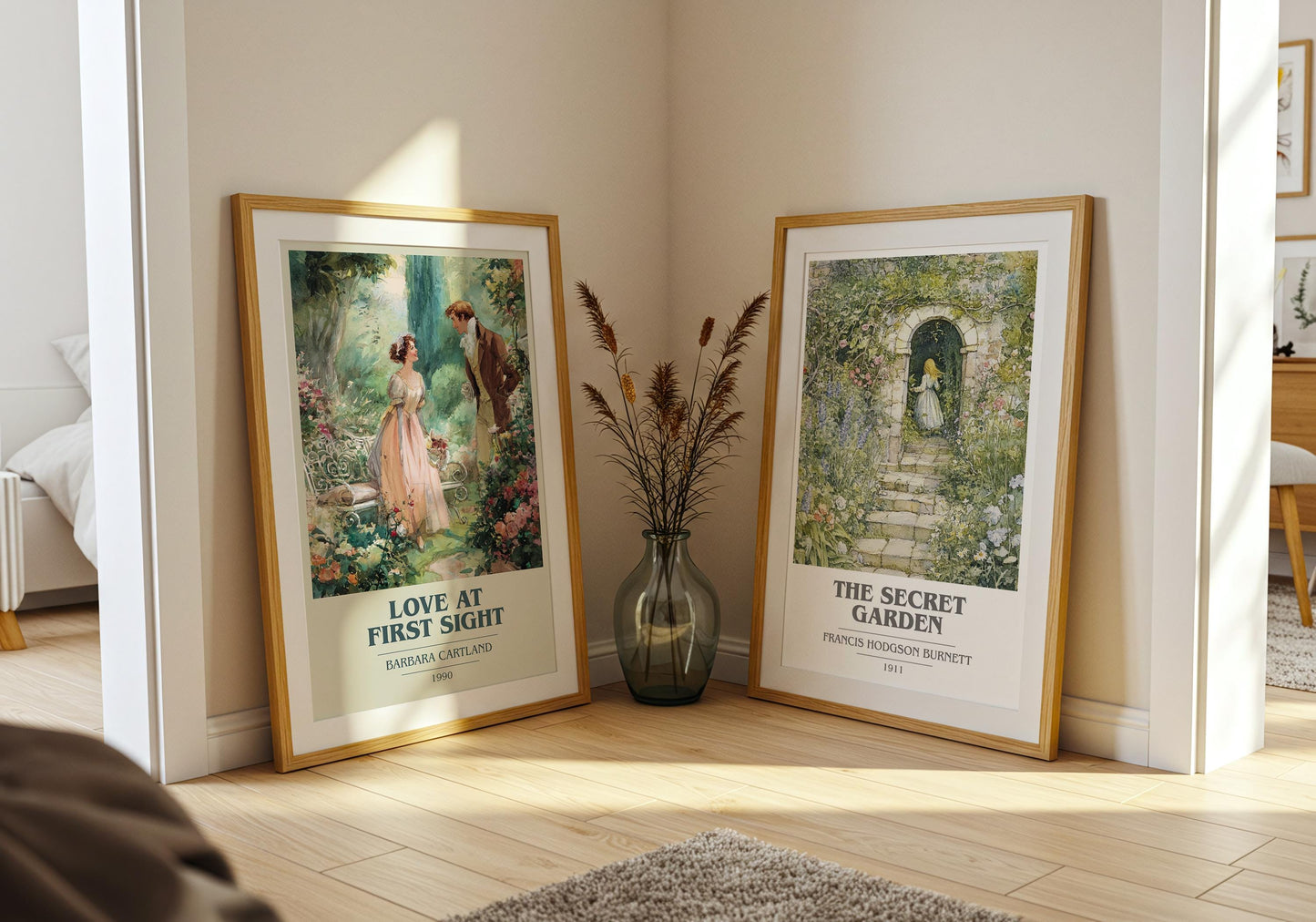 Love At First Sight by Barbara Cartland | Book Poster | Literary Art Gift For Book Lover | Novel Inspired Wall Art | Free Delivery