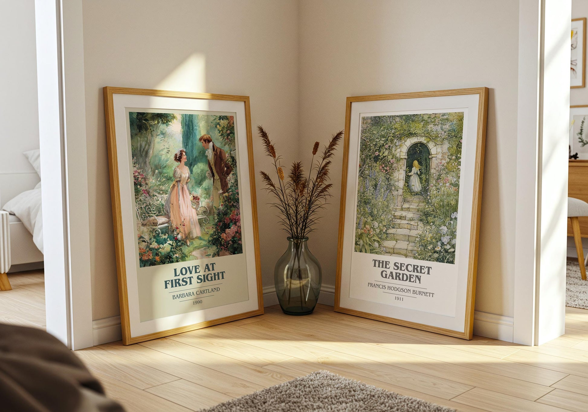 Love At First Sight by Barbara Cartland | Book Poster | Literary Art Gift For Book Lover | Novel Inspired Wall Art | Free Delivery