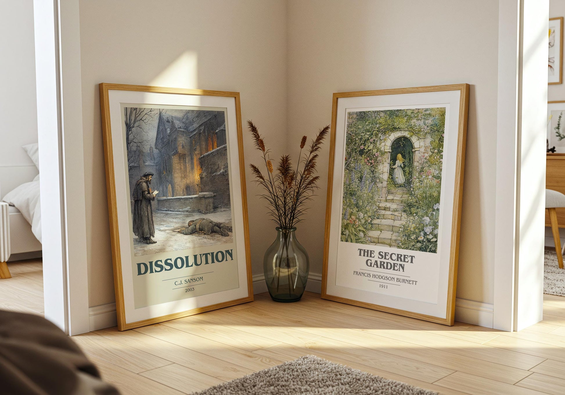 Dissolution by C.J. Sansom | Book Poster | Literary Art Gift For Book Lover | Novel Inspired Wall Art | Free Delivery