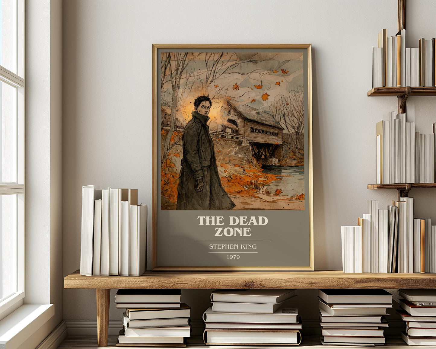 The Dead Zone by Stephen King | Book Poster | Literary Art Gift For Book Lover | Novel Inspired Wall Art | Free Delivery