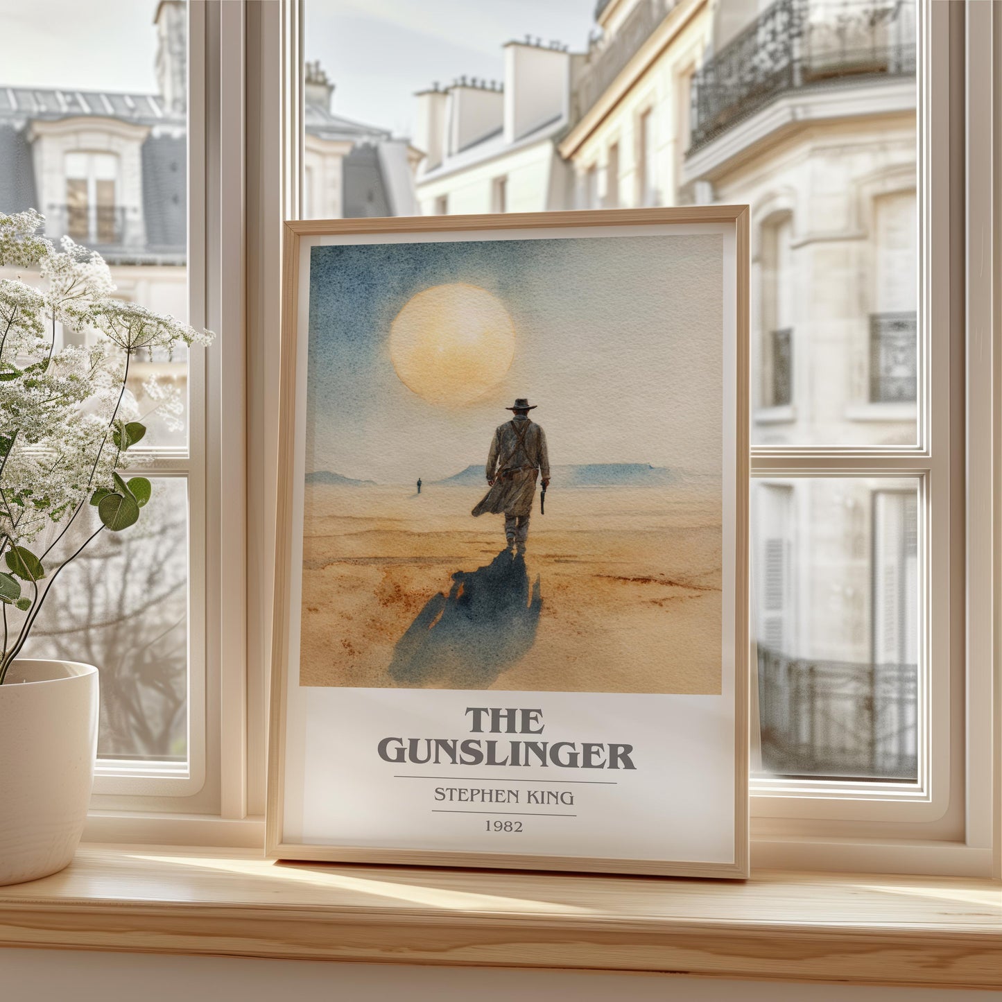 The Gunslinger by Stephen King | Book Poster | Literary Art Gift For Book Lover | Novel Inspired Wall Art | Free Delivery