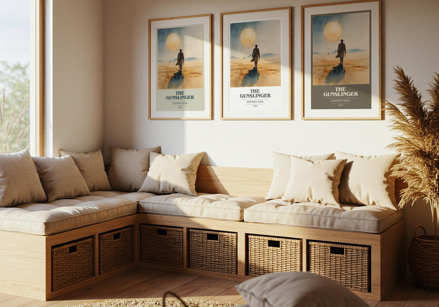 The Gunslinger by Stephen King | Book Poster | Literary Art Gift For Book Lover | Novel Inspired Wall Art | Free Delivery