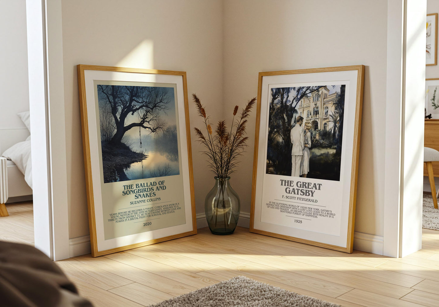 The Ballard of Songbirds and Snakes by Suzanne Collins | Book Poster | Literary Art Gift For Book Lover | Novel Inspired Wall Art