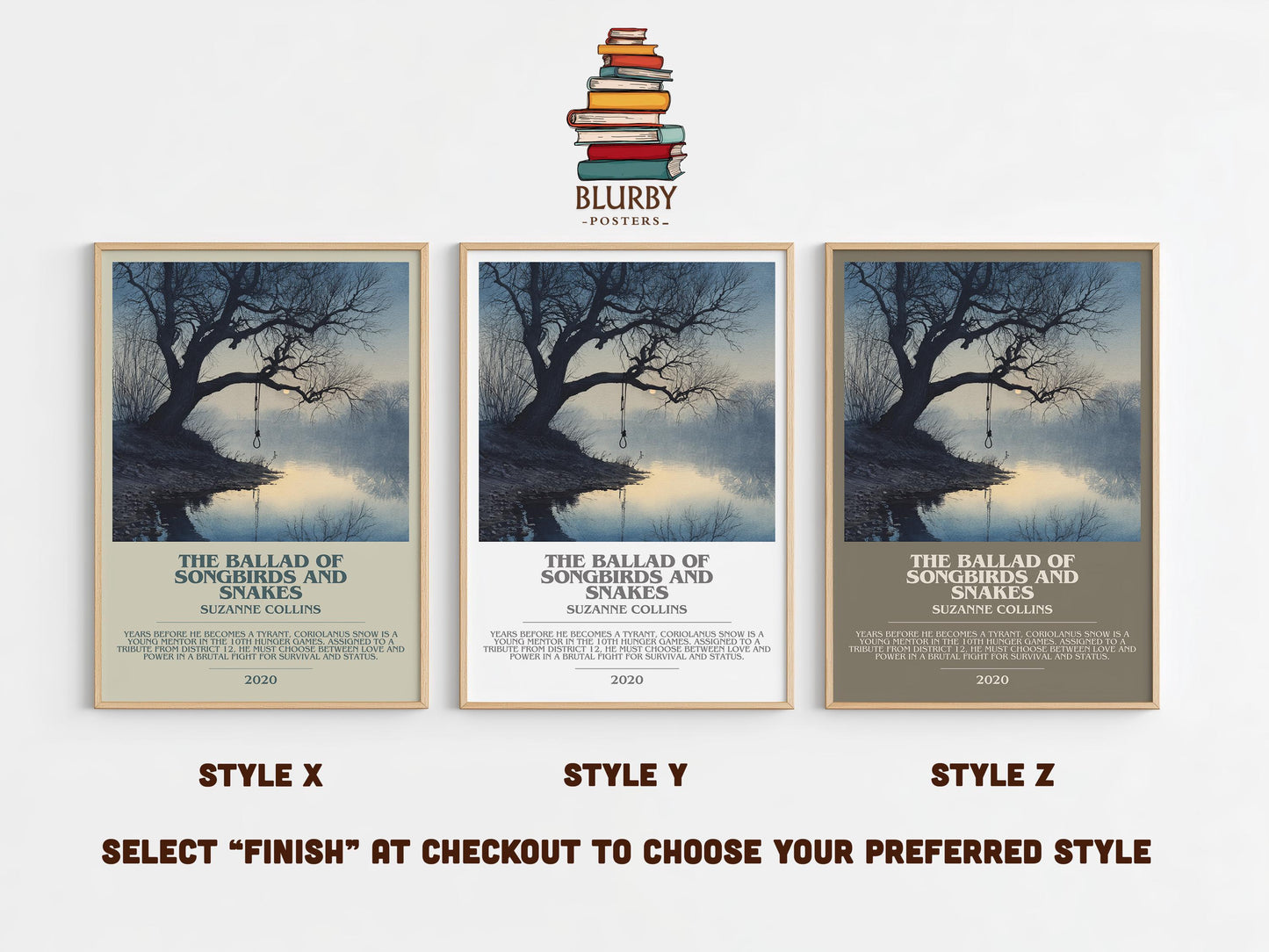 The Ballard of Songbirds and Snakes by Suzanne Collins | Book Poster | Literary Art Gift For Book Lover | Novel Inspired Wall Art