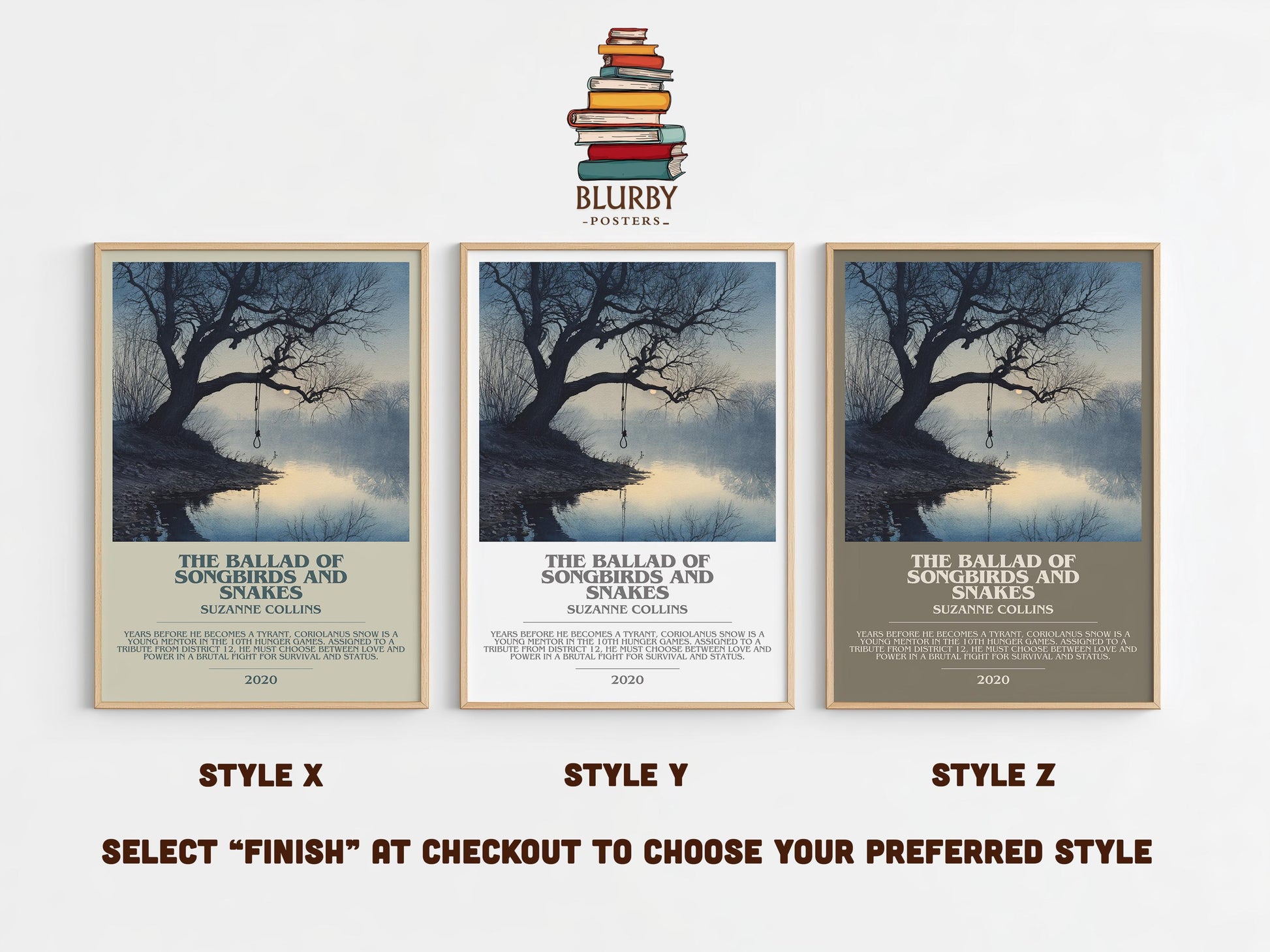 The Ballard of Songbirds and Snakes by Suzanne Collins | Book Poster | Literary Art Gift For Book Lover | Novel Inspired Wall Art