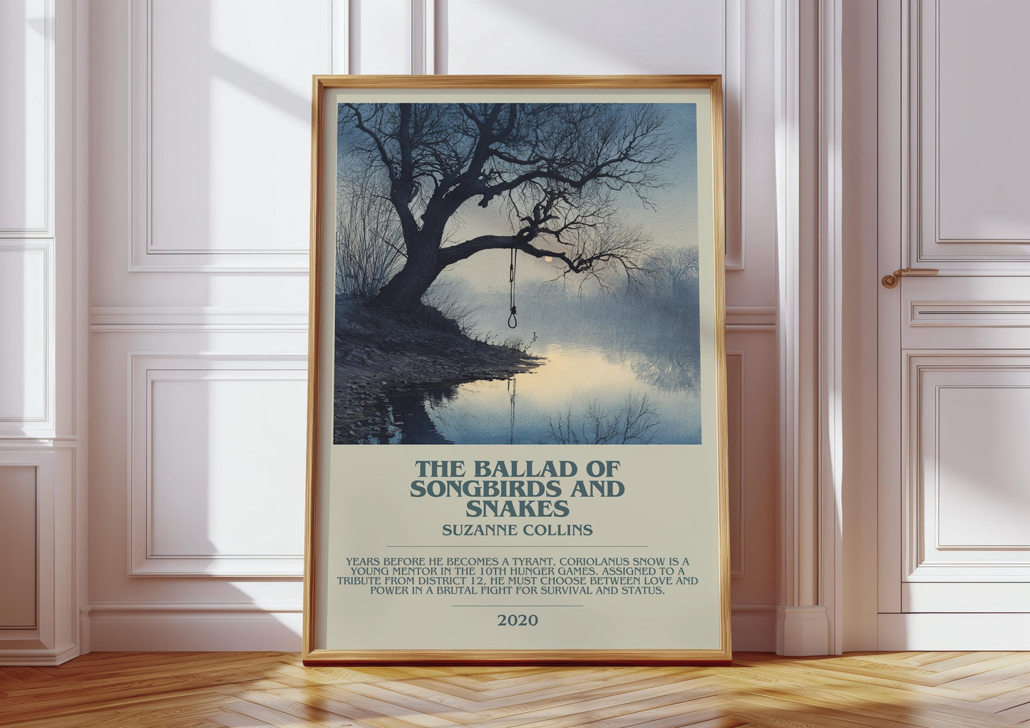 The Ballard of Songbirds and Snakes by Suzanne Collins | Book Poster | Literary Art Gift For Book Lover | Novel Inspired Wall Art