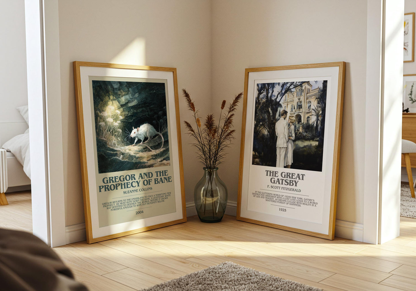 Gregor and the Prophecy of Bane by Suzanne Collins | Book Poster | Literary Art Gift For Book Lover | Novel Inspired Wall Art