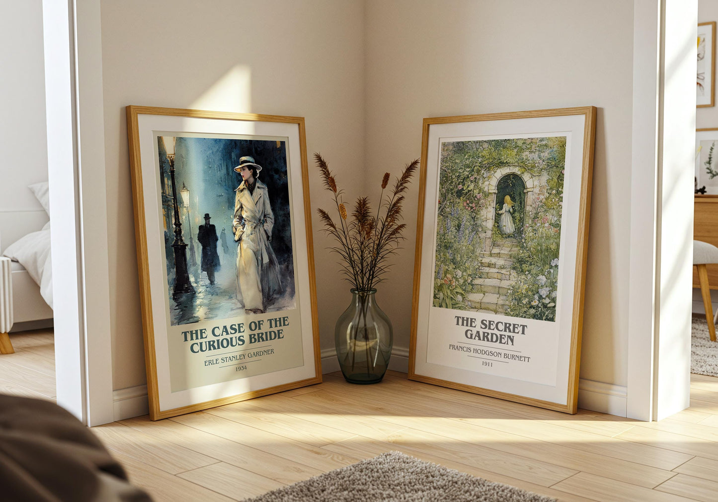 The Case Of The Curious Bride by Erle Stanley Gardner | Book Poster | Literary Art Gift For Book Lover | Novel Inspired Wall Art