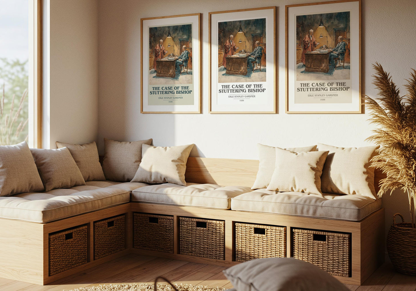 The Case Of The Stuttering Bishop by Erle Stanley Gardner | Book Poster | Literary Art Gift For Book Lover | Novel Inspired Wall Art