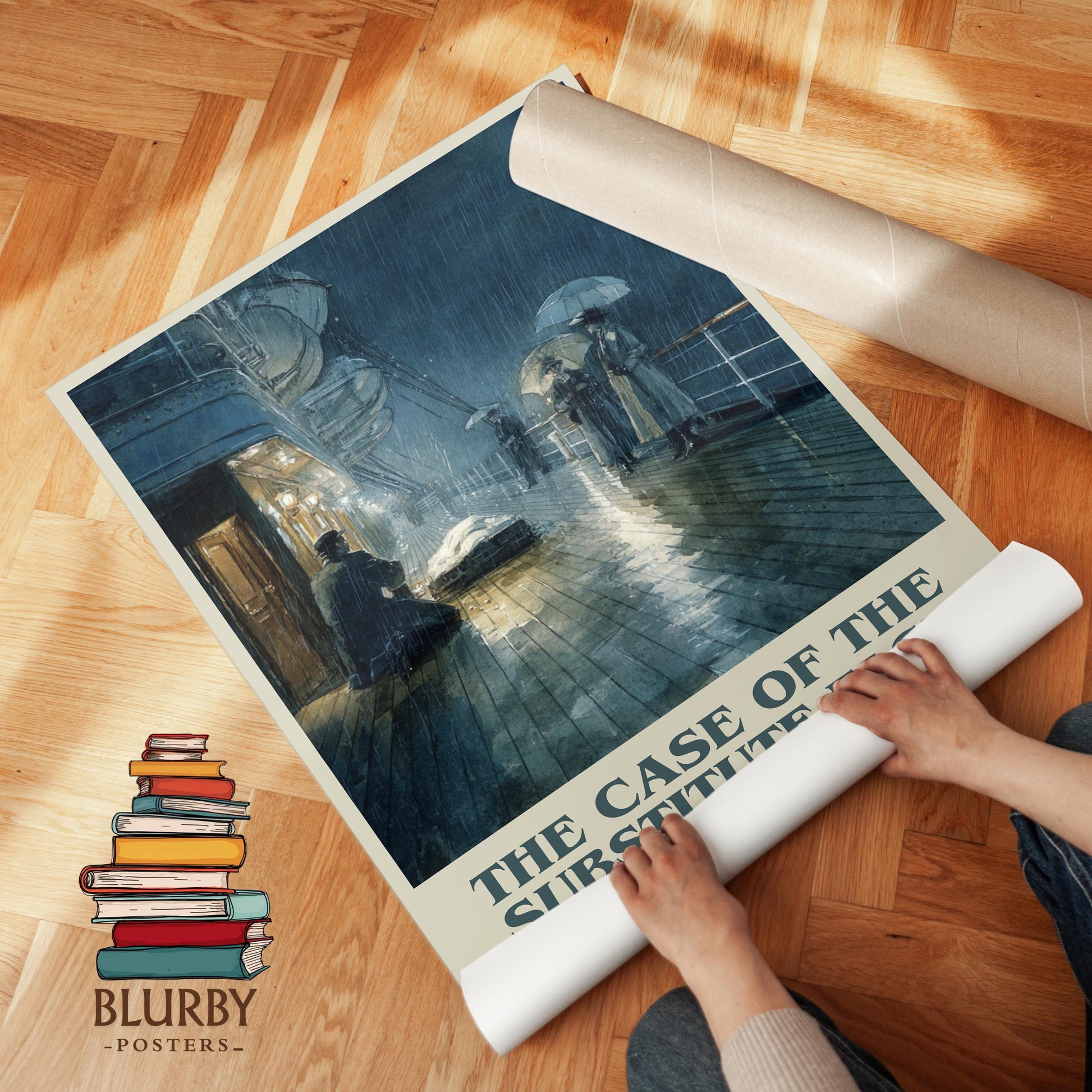 The Case Of The Substitute Face by Erle Stanley Gardner | Book Poster | Literary Art Gift For Book Lover | Novel Inspired Wall Art