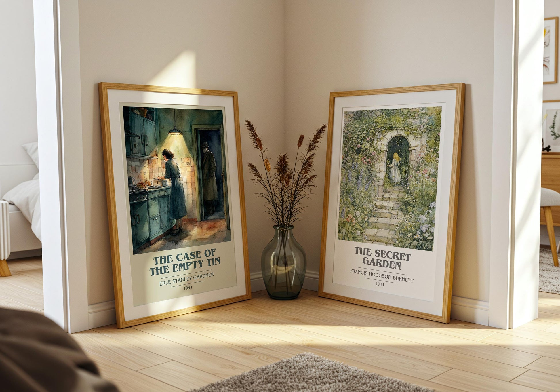 The Case Of The Empty Tin by Erle Stanley Gardner | Book Poster | Literary Art Gift For Book Lover | Novel Inspired Wall Art