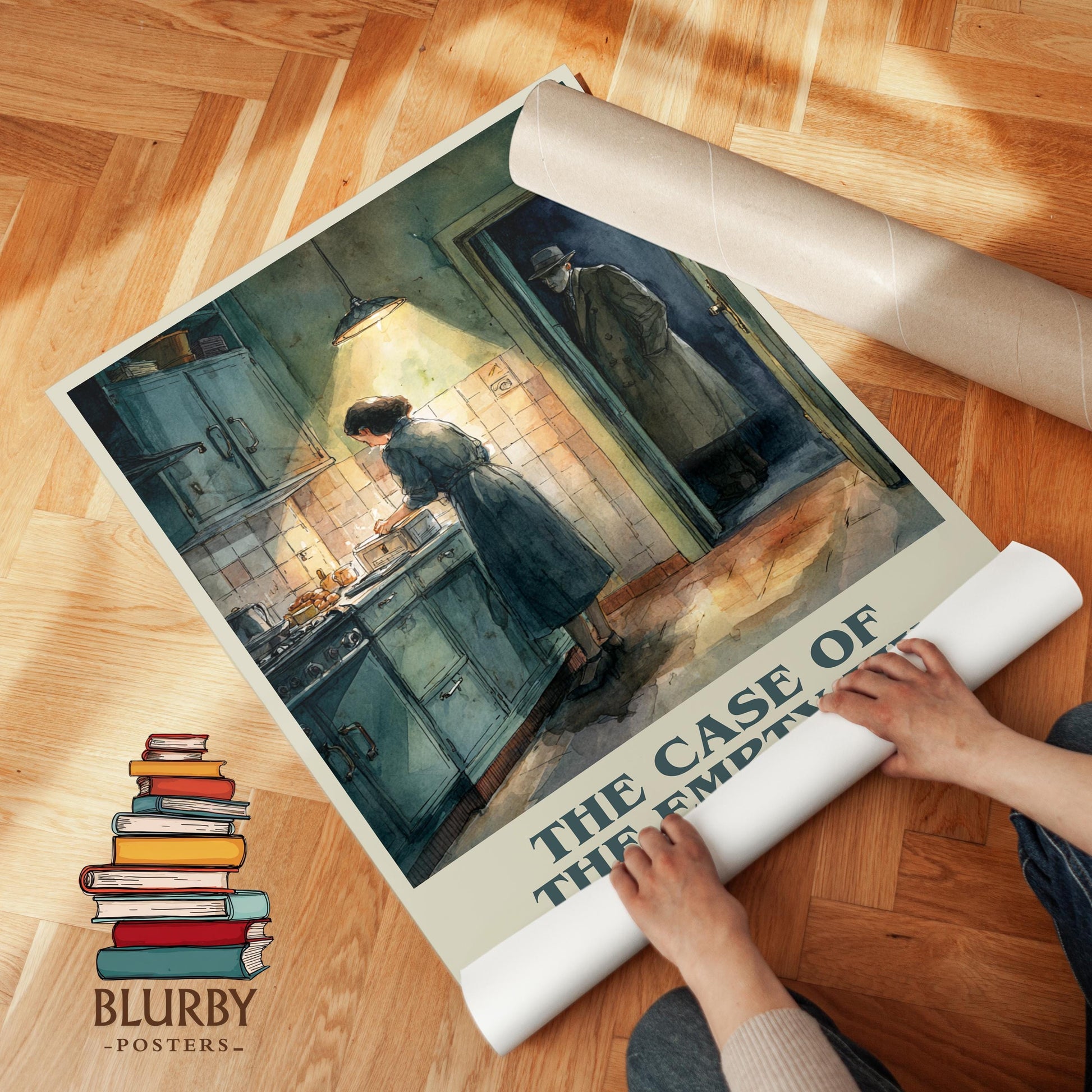 The Case Of The Empty Tin by Erle Stanley Gardner | Book Poster | Literary Art Gift For Book Lover | Novel Inspired Wall Art