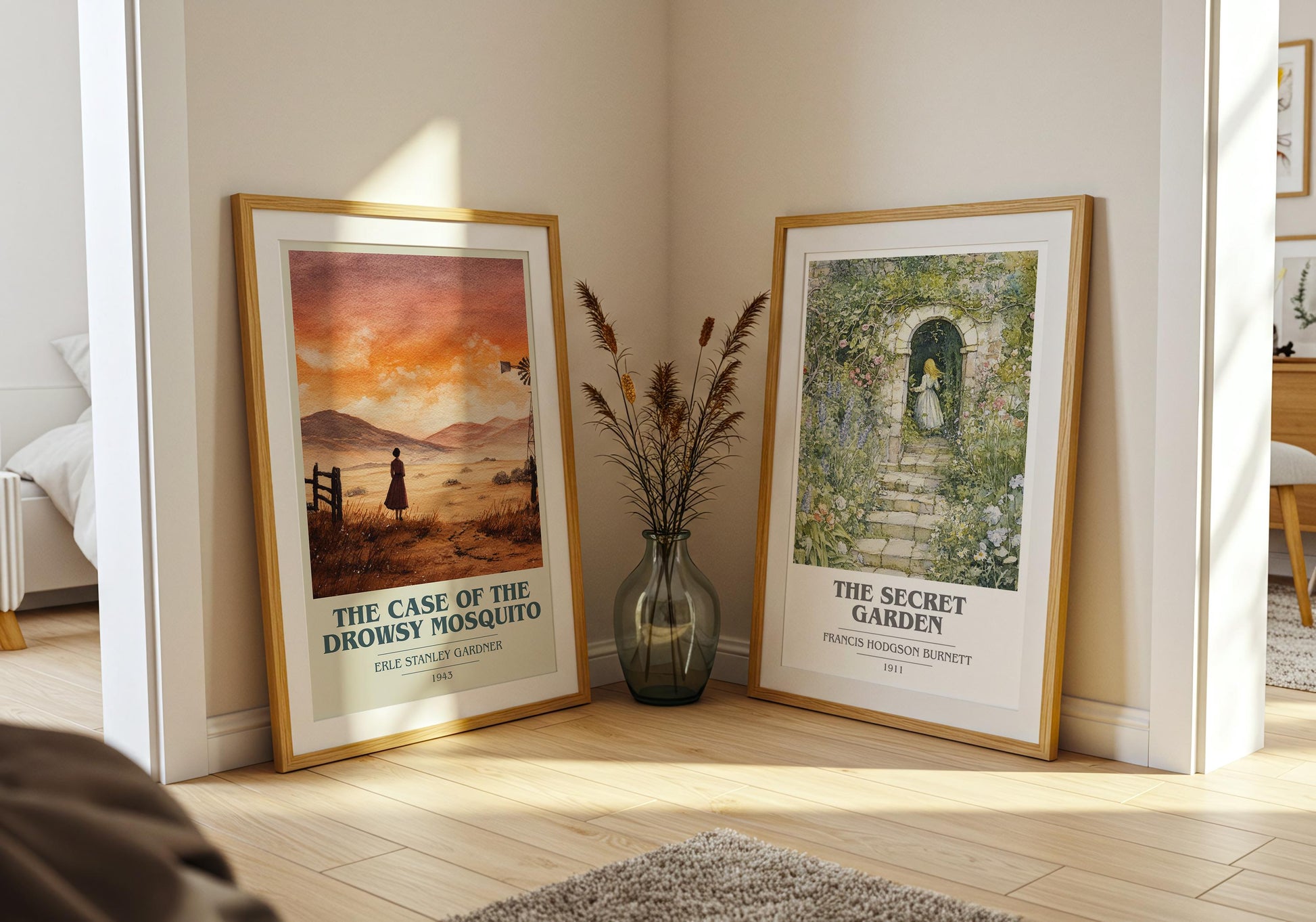 The Case Of The Drowsy Mosquito by Erle Stanley Gardner | Book Poster | Literary Art Gift For Book Lover | Novel Inspired Wall Art