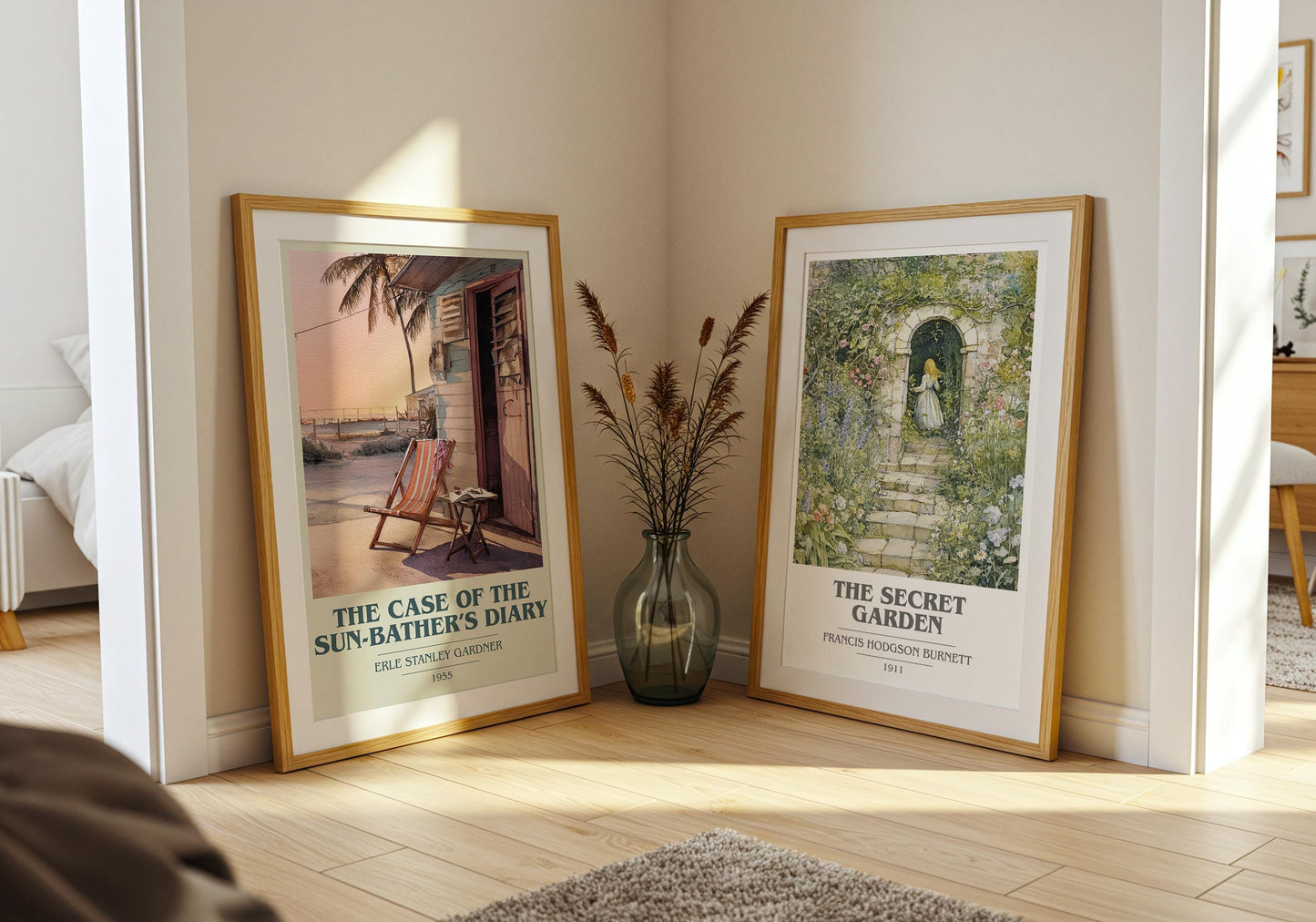 The Case Of The Sun Bathers Diary by Erle Stanley Gardner | Book Poster | Literary Art Gift For Book Lover | Novel Inspired Wall Art