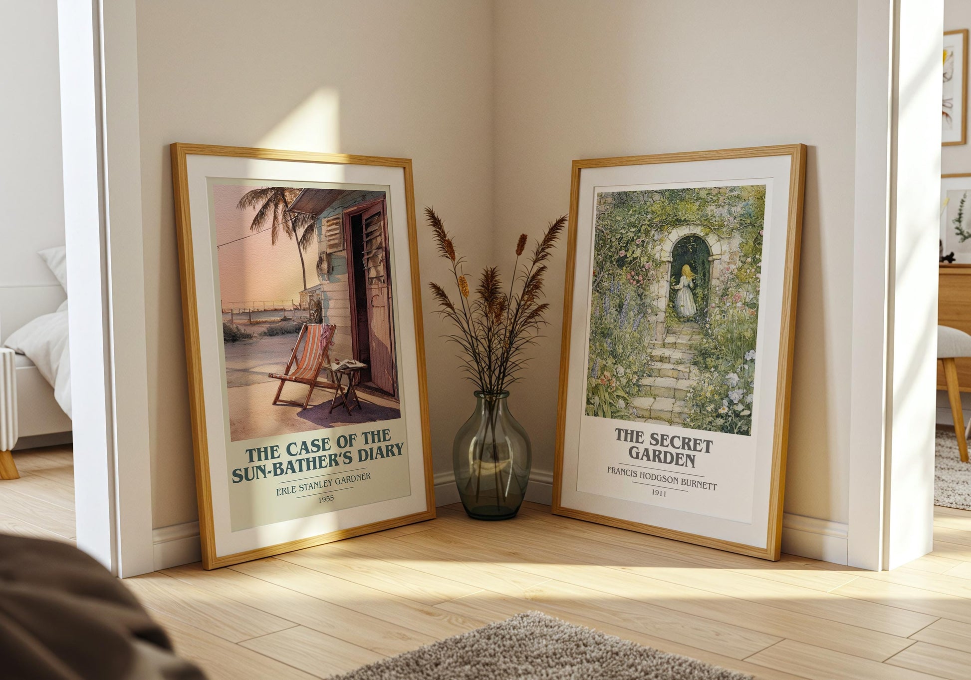 The Case Of The Sun Bathers Diary by Erle Stanley Gardner | Book Poster | Literary Art Gift For Book Lover | Novel Inspired Wall Art