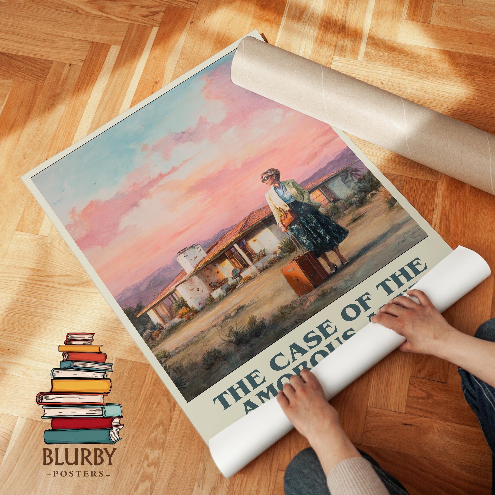 The Case Of The Amorous Aunt by Erle Stanley Gardner | Book Poster | Literary Art Gift For Book Lover | Novel Inspired Wall Art