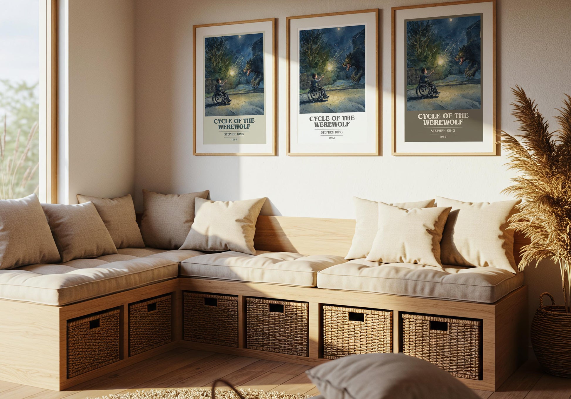 Cycle of the Werewolf by Stephen King | Book Poster | Literary Art Gift For Book Lover | Novel Inspired Wall Art