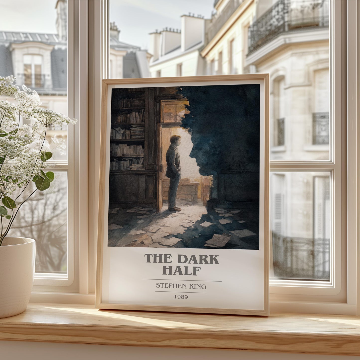 The Dark Half by Stephen King | Book Poster | Literary Art Gift For Book Lover | Novel Inspired Wall Art